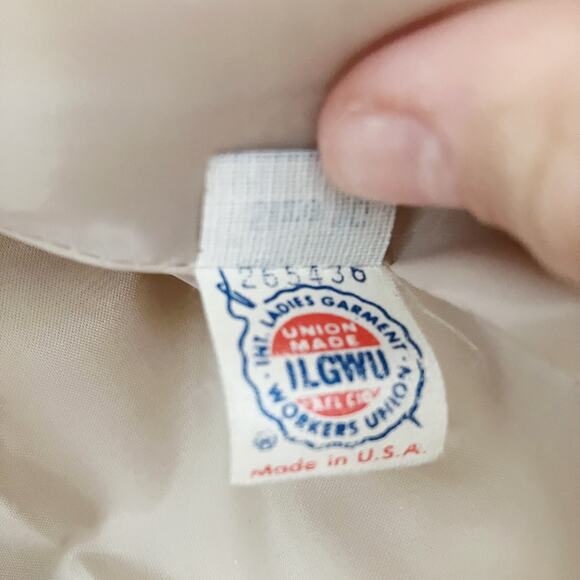 Vintage Devon Hall Cream Neutral Skirt Blazer Suit Set - Picture 15 of 16